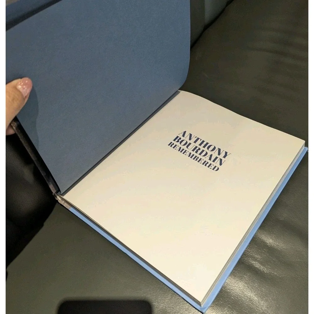 Coffee Table Anthony Bourdain Remembered Hardcover Tribute Book First Edition